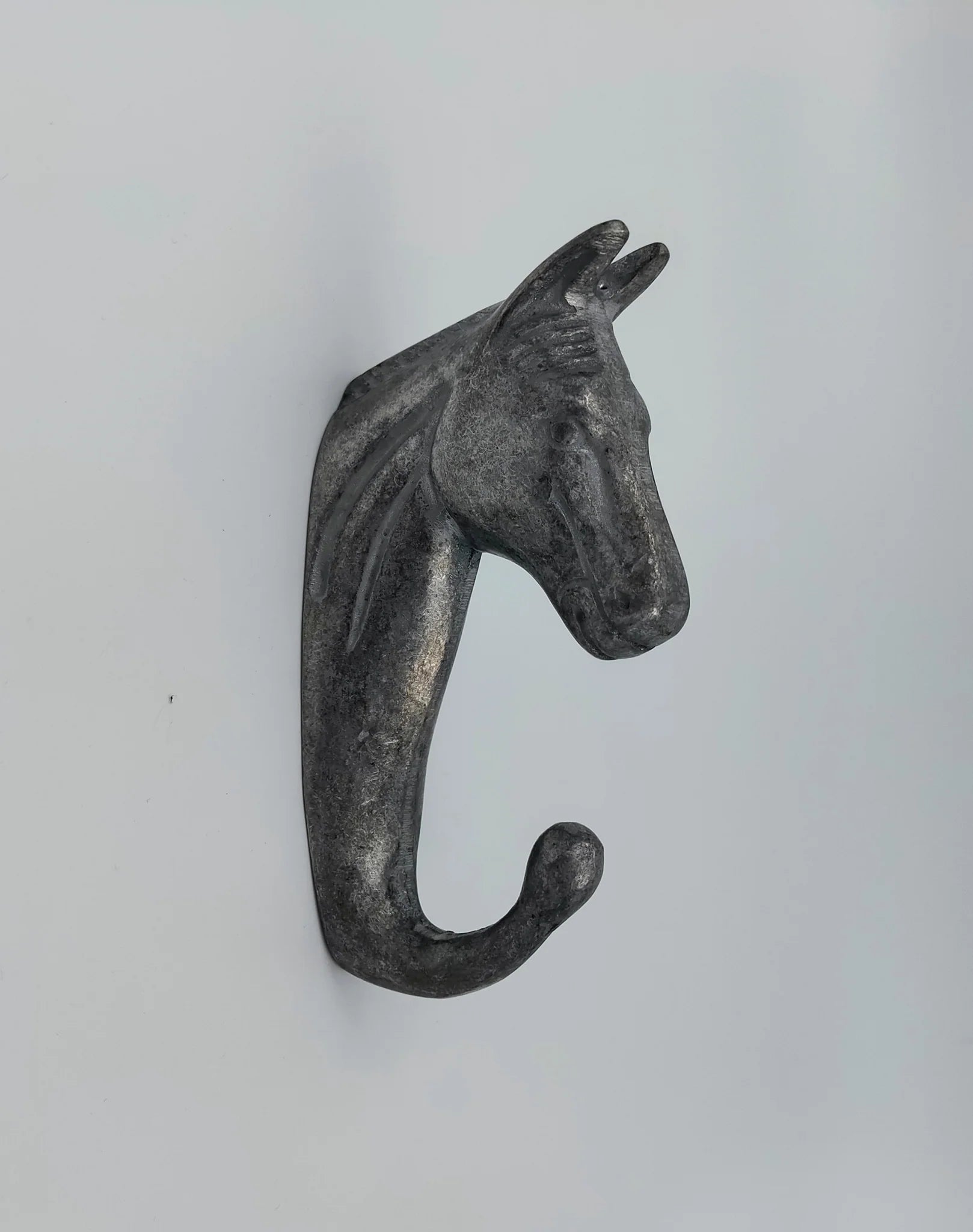 Horse Hook - Silver Brushed