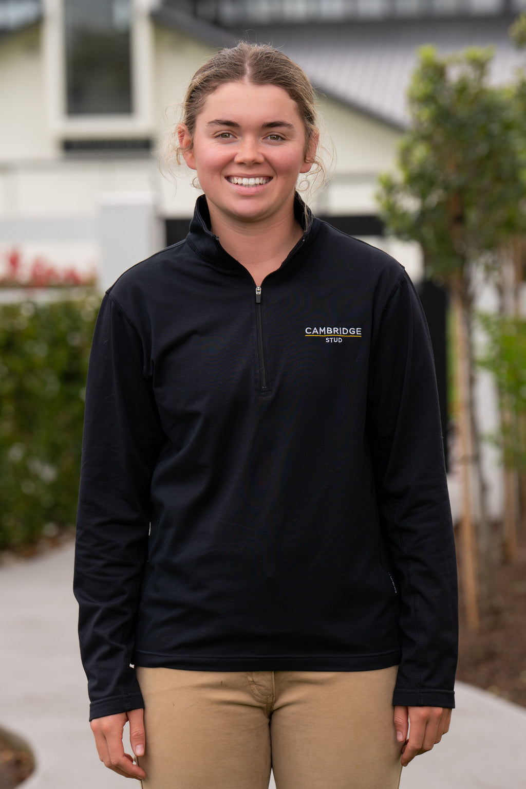 Long Sleeve Top with Quarter-Zip